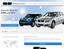 Tablet Screenshot of bmwremotestarter.com